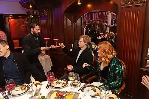 День рождения в ресторане Панорама | отель Золотое кольцо  